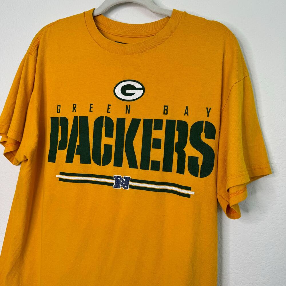 NFL Green‎ Bay Packers Gold Yellow T-shirt - Picture 6 of 8